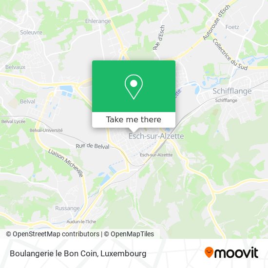 Boulangerie le Bon Coin map