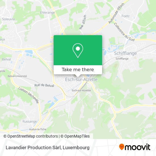 Lavandier Production Sàrl map