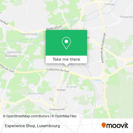 Experience Shop map