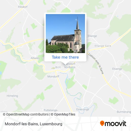 Mondorf-les-Bains Karte