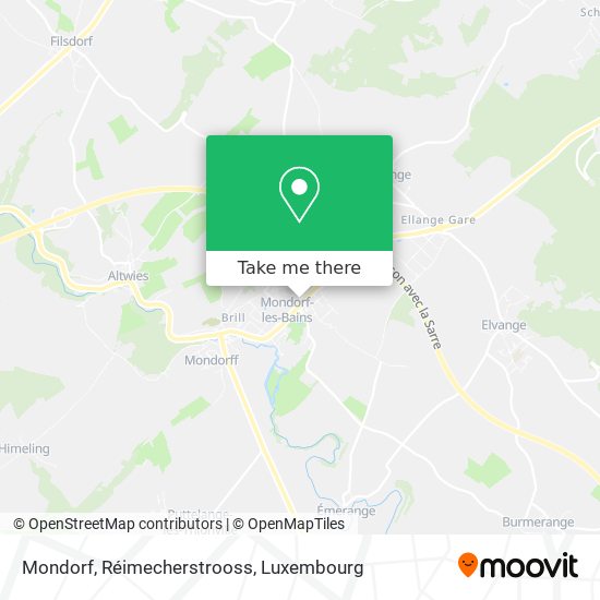 Mondorf, Réimecherstrooss Karte