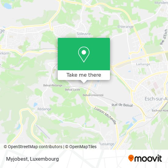 Myjobest map