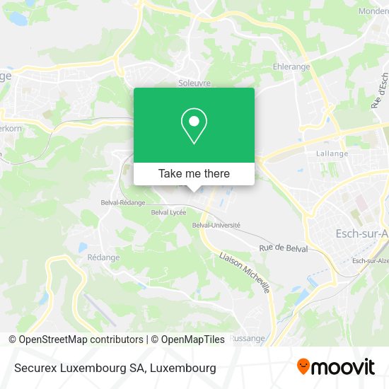 Securex Luxembourg SA map