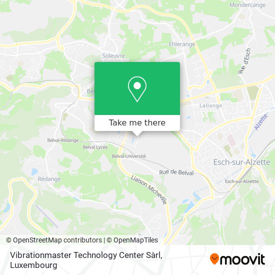 Vibrationmaster Technology Center Sàrl map