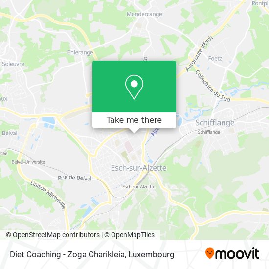 Diet Coaching - Zoga Charikleia map