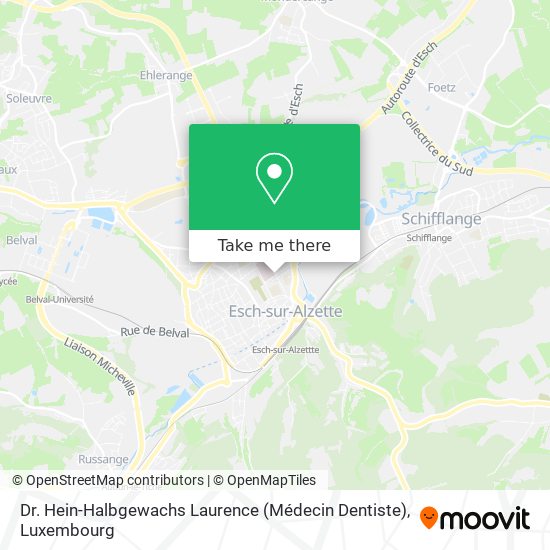 Dr. Hein-Halbgewachs Laurence (Médecin Dentiste) map
