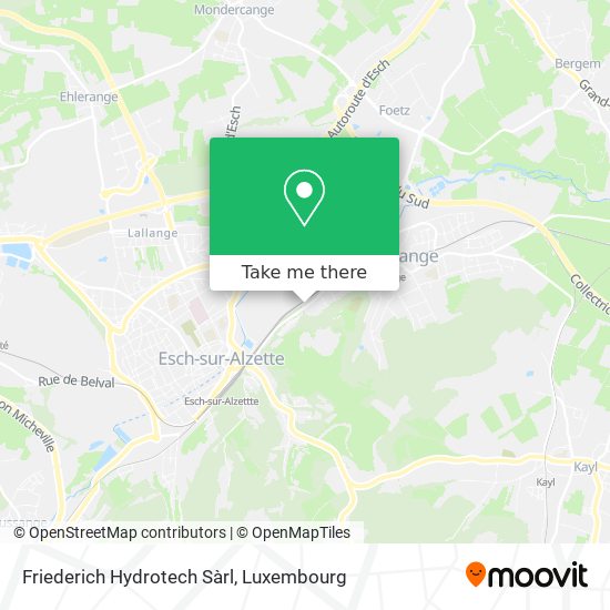 Friederich Hydrotech Sàrl map