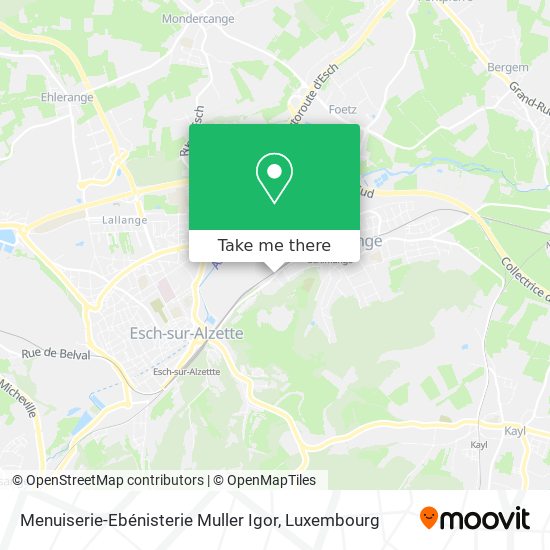 Menuiserie-Ebénisterie Muller Igor map