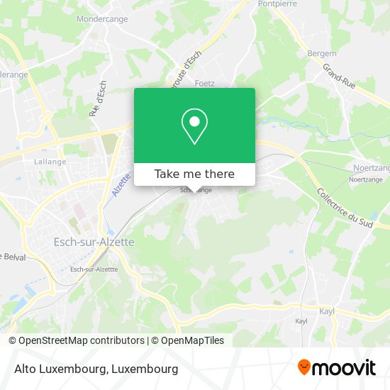 Alto Luxembourg map