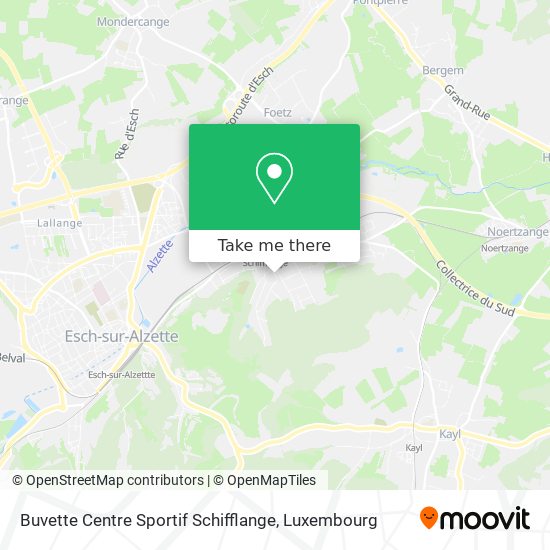 Buvette Centre Sportif Schifflange map