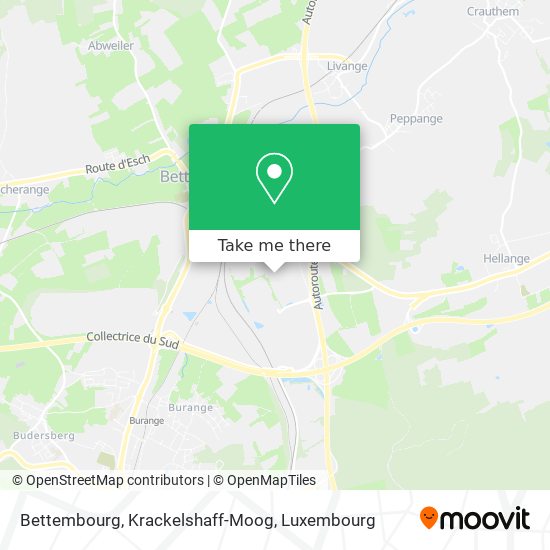 Bettembourg, Krackelshaff-Moog map