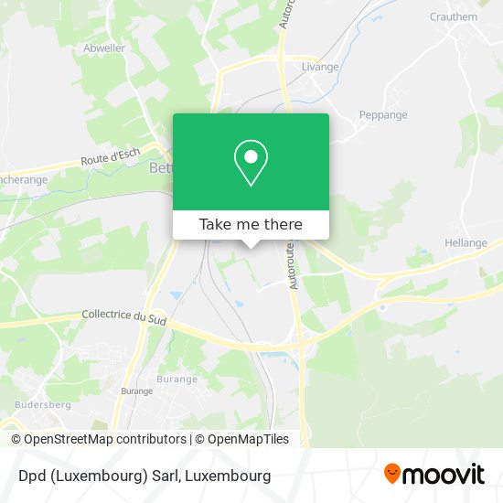 Dpd (Luxembourg) Sarl map