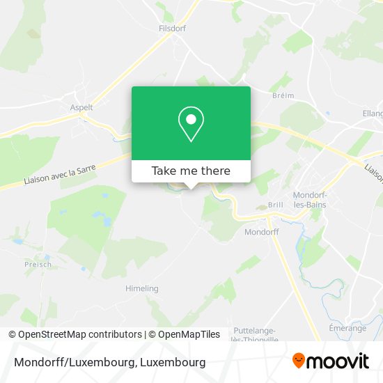 Mondorff/Luxembourg Karte