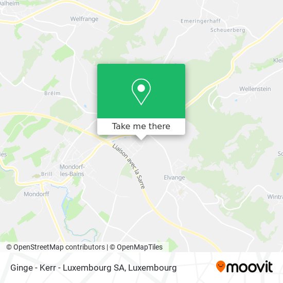 Ginge - Kerr - Luxembourg SA Karte