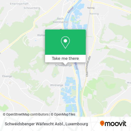 Schwéidsbenger Wäifescht Asbl. map
