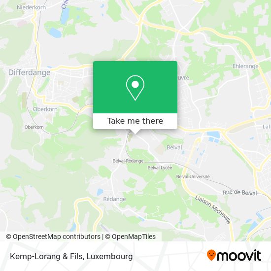Kemp-Lorang & Fils map