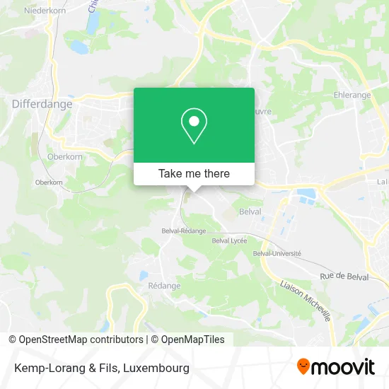 Kemp-Lorang & Fils map