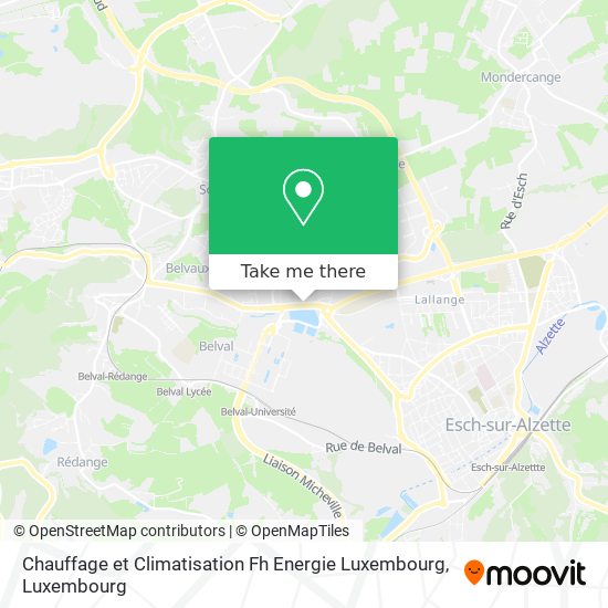 Chauffage et Climatisation Fh Energie Luxembourg Karte