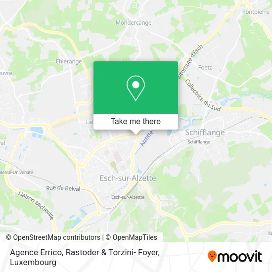 Agence Errico, Rastoder & Torzini- Foyer map