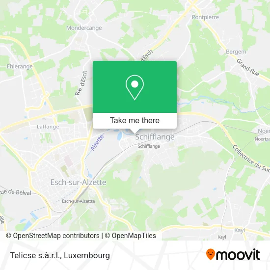 Telicse s.à.r.l. map