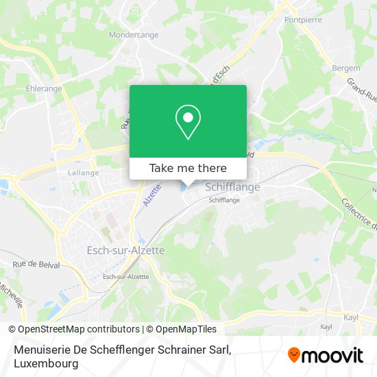 Menuiserie De Schefflenger Schrainer Sarl map