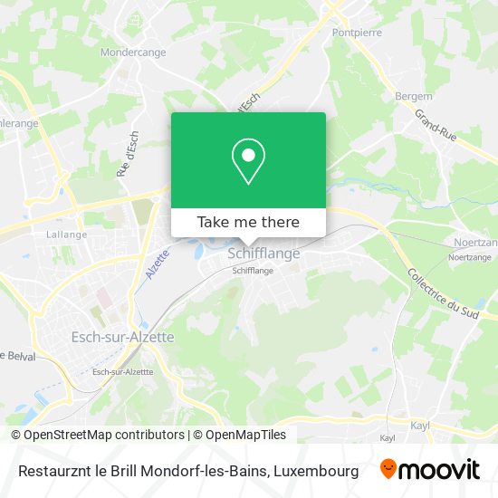 Restaurznt le Brill Mondorf-les-Bains Karte