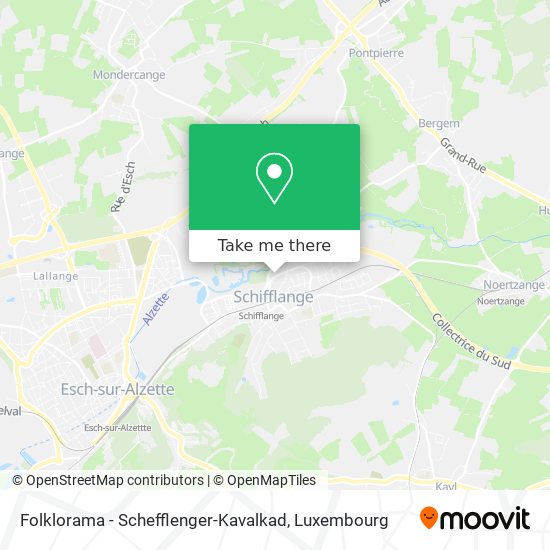 Folklorama - Schefflenger-Kavalkad map
