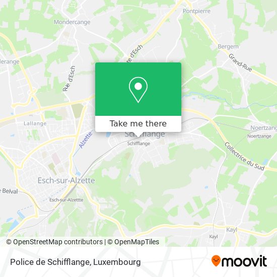 Police de Schifflange map
