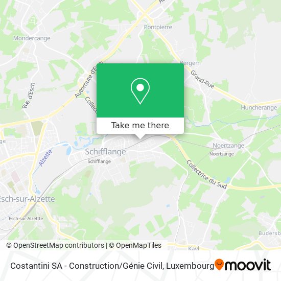 Costantini SA - Construction / Génie Civil map