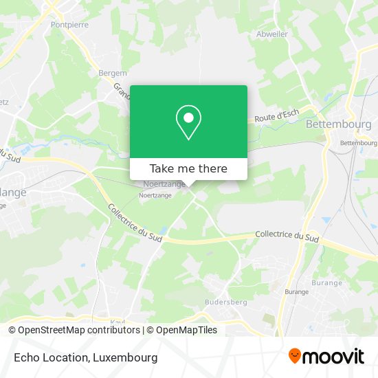 Echo Location map