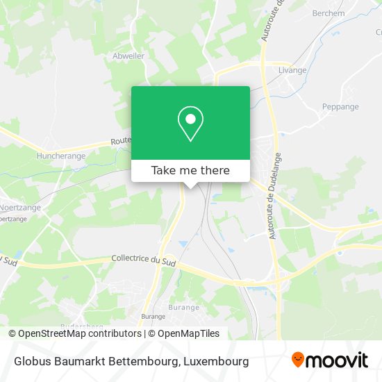 Globus Baumarkt Bettembourg map