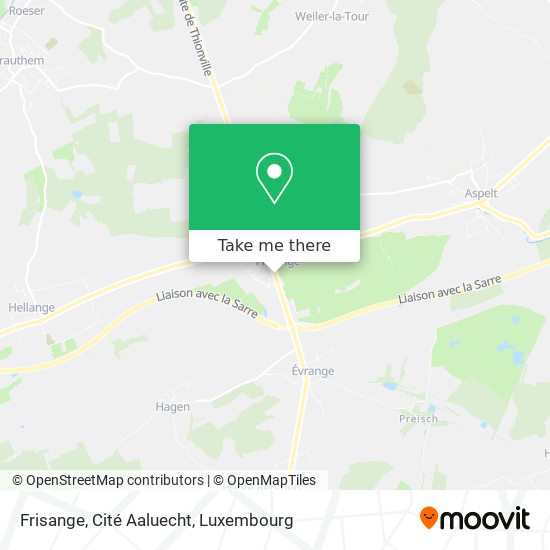 Frisange, Cité Aaluecht map