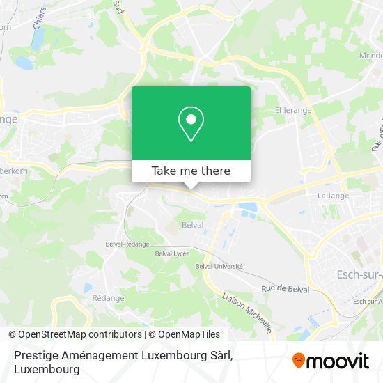 Prestige Aménagement Luxembourg Sàrl map