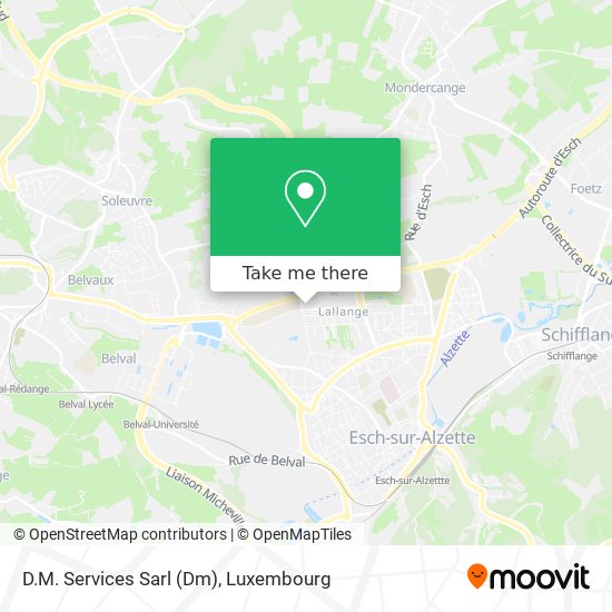 D.M. Services Sarl (Dm) map