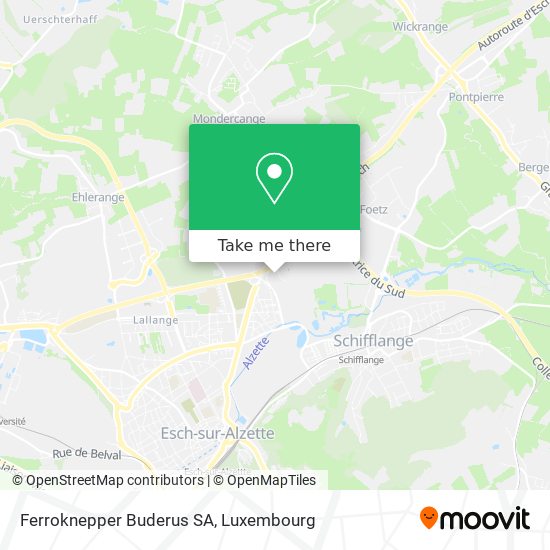 Ferroknepper Buderus SA map