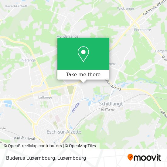 Buderus Luxembourg map