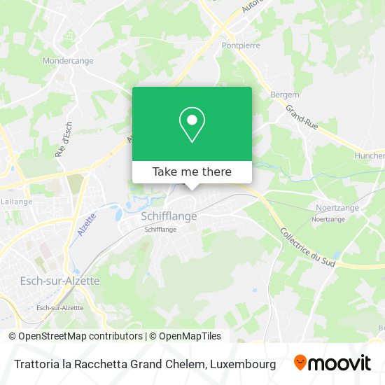 Trattoria la Racchetta Grand Chelem map