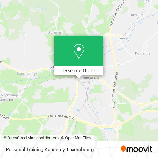 Personal Training Academy map