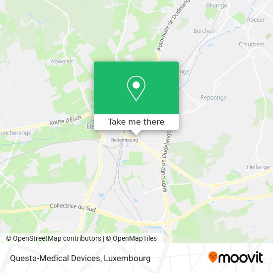 Questa-Medical Devices map