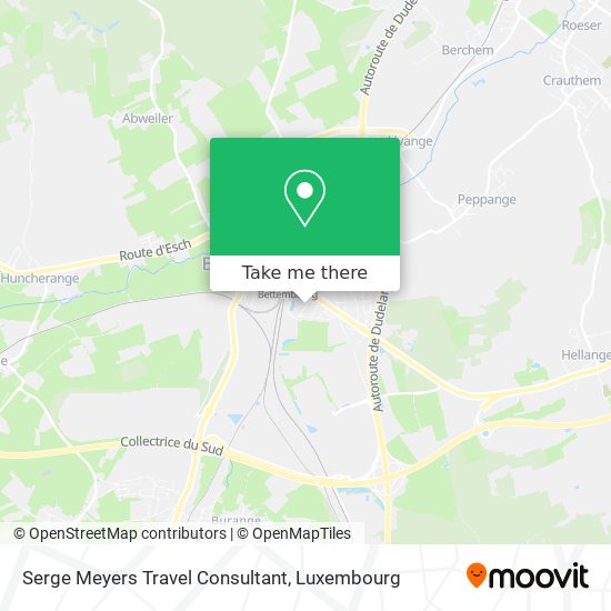 Serge Meyers Travel Consultant map