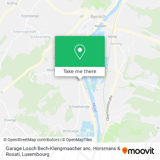 Garage Losch Bech-Klengmaacher anc. Horsmans & Rosati map