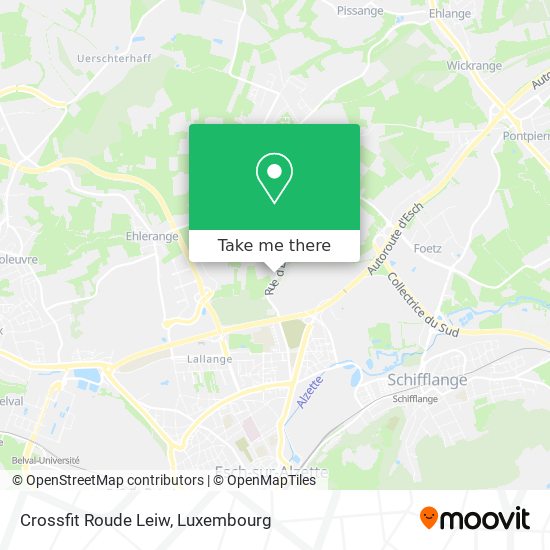 Crossfit Roude Leiw map