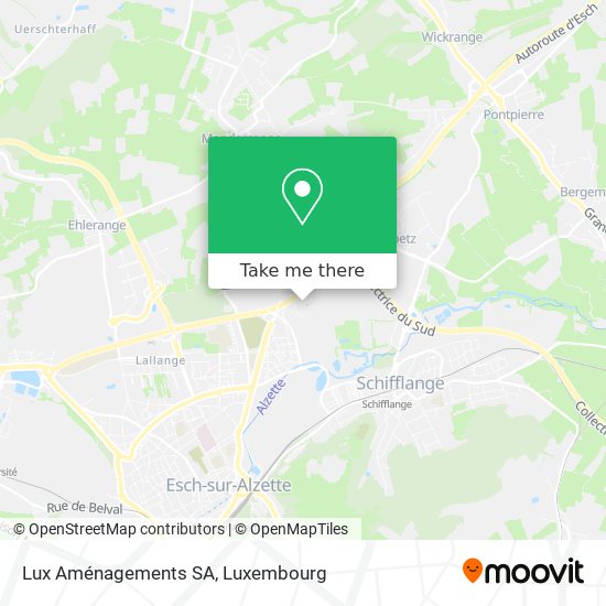 Lux Aménagements SA map