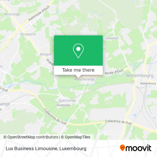 Lux Business Limousine map