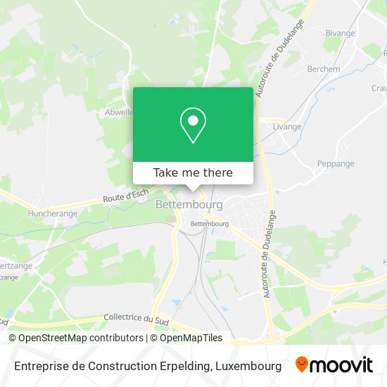 Entreprise de Construction Erpelding map