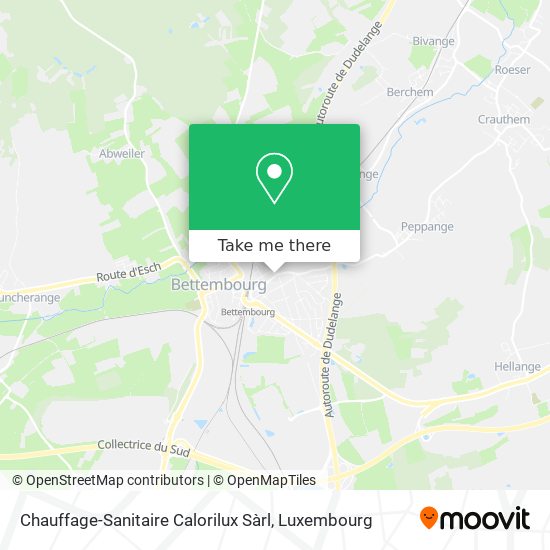 Chauffage-Sanitaire Calorilux Sàrl Karte