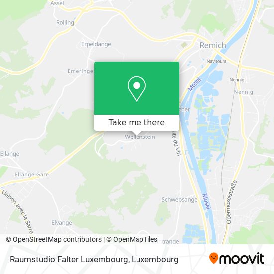 Raumstudio Falter Luxembourg map