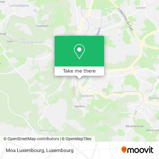 Moa Luxembourg Karte