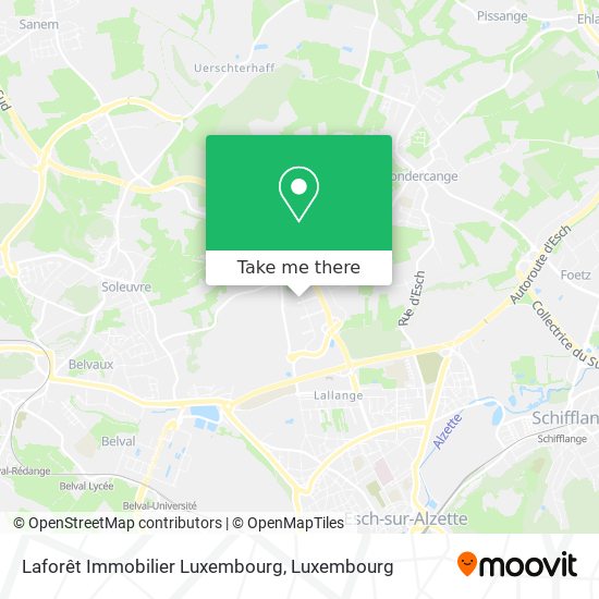 Laforêt Immobilier Luxembourg Karte