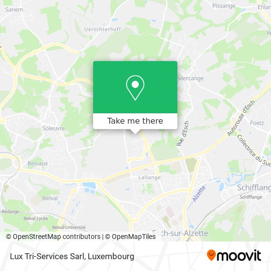 Lux Tri-Services Sarl map